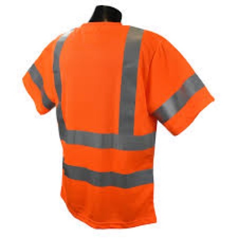 NWT‎ Radwear orange class 3 type R high visibility work short sleeve tshirt